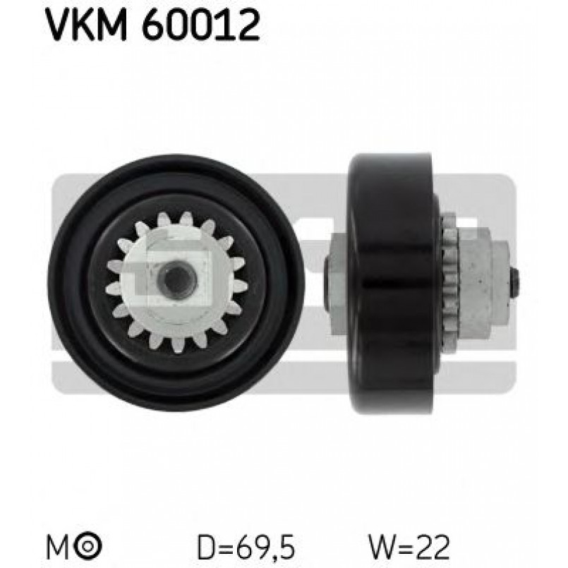VKM 60012 SKF Натягувач поліклинового ременя